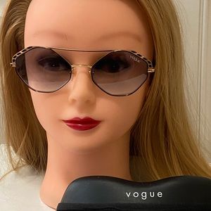 New Vogue Sunglasses with Case and cloth.